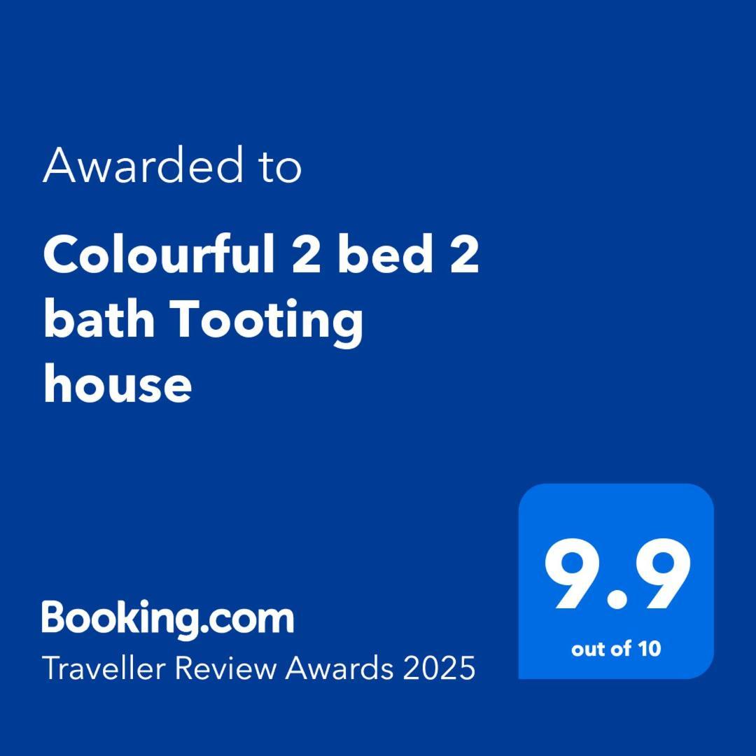 شقة Colourful 2 Bed 2 Bath Tooting House لندن المظهر الخارجي الصورة
